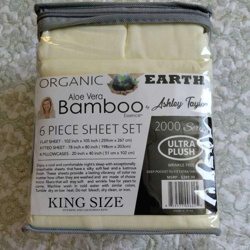 🆕Bamboo by Ashley Taylor 6 Piece Sheet Set